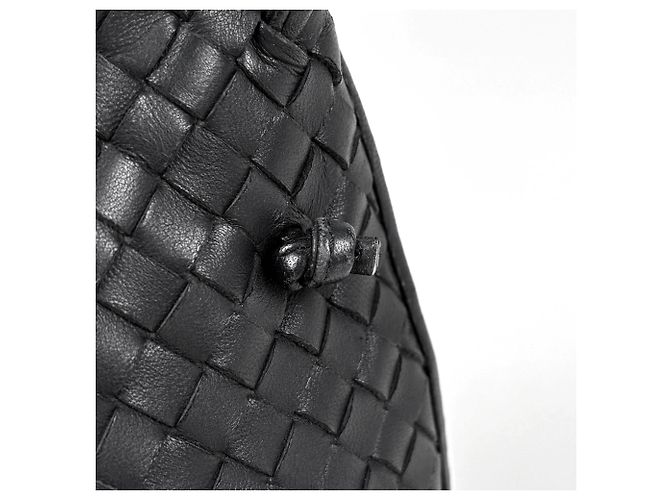 Borsa a tracolla Bottega Veneta nera - vista 4