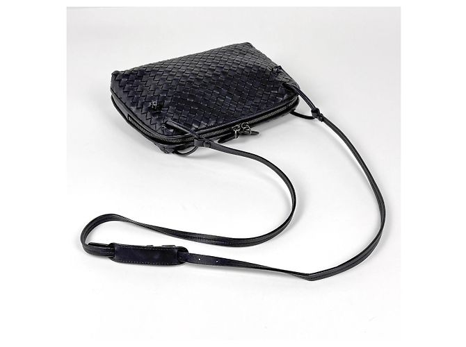 Borsa a tracolla Bottega Veneta nera - vista 5