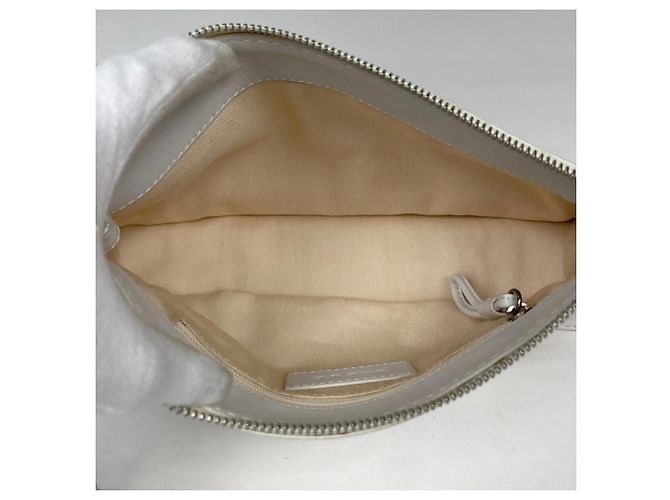 Borsa Tote Loewe in pelle bianca - vista 9