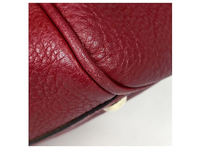 Borsa a mano in pelle 2-Way Gucci Bamboo Shopper Medium - vista 3