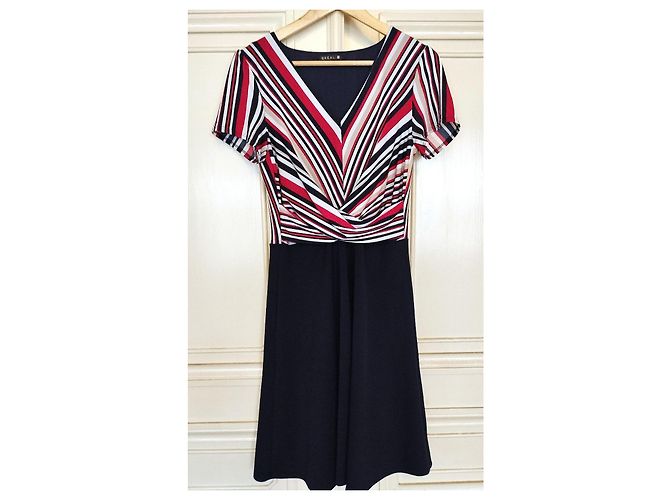 Autre Marque Bréal Vestido a Rayas Seventies - vista 10