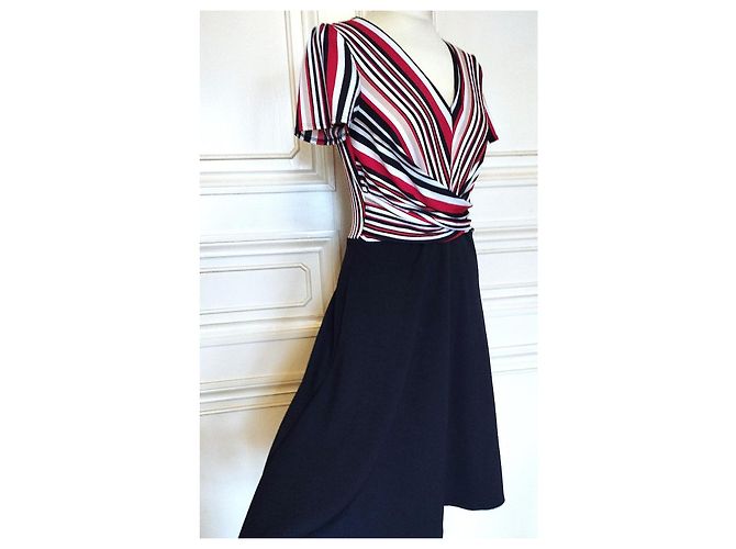 Autre Marque Bréal Vestido a Rayas Seventies - vista 6