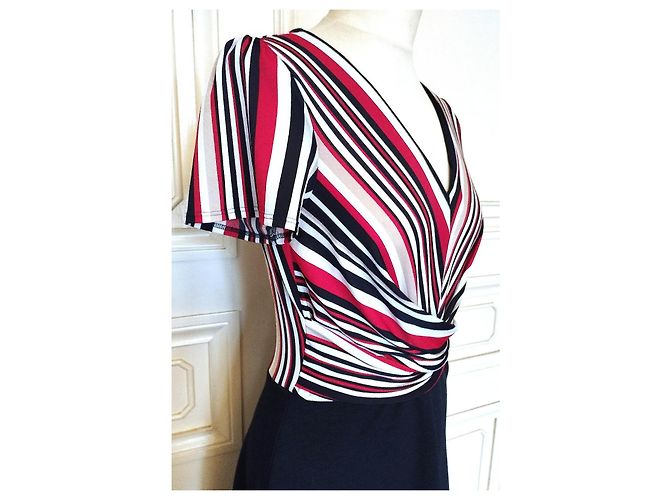 Autre Marque Bréal Vestido a Rayas Seventies - vista 7