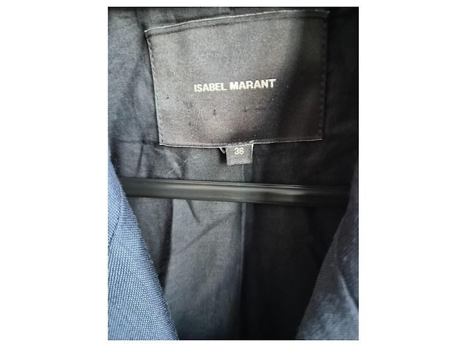 ISABEL MARANT Blazer de lana azul marino - vista 5