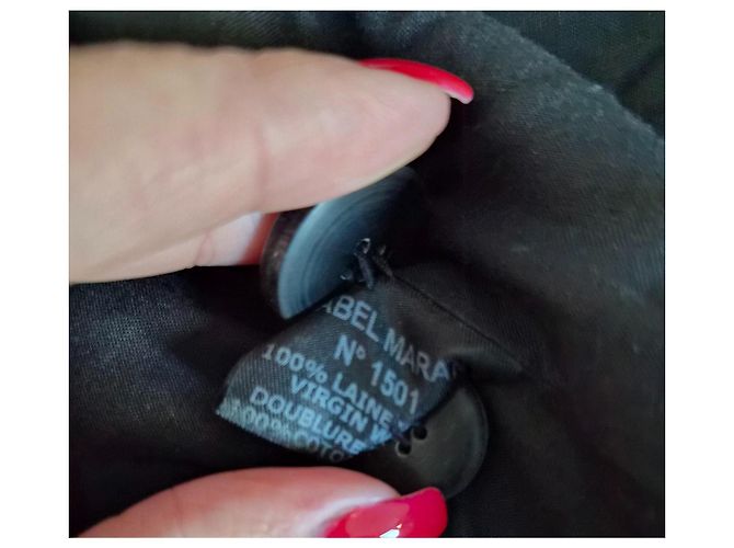 ISABEL MARANT Blazer de lana azul marino - vista 9