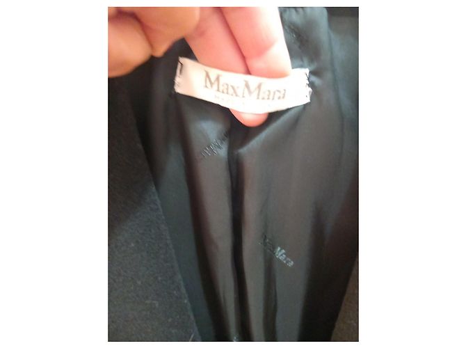Abrigo Max Mara negro de lana - vista 6