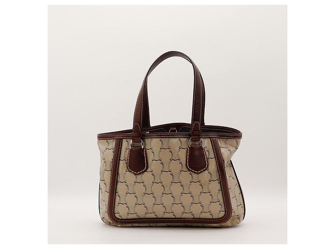 Céline Borsa Tote Celine Canvas Leather Monogram - vista 3