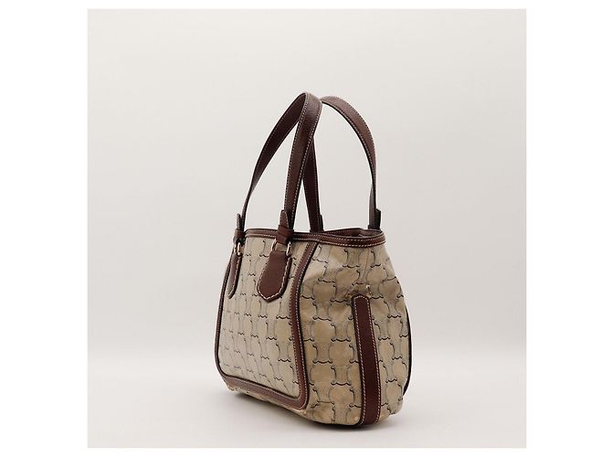Céline Borsa Tote Celine Canvas Leather Monogram - vista 4