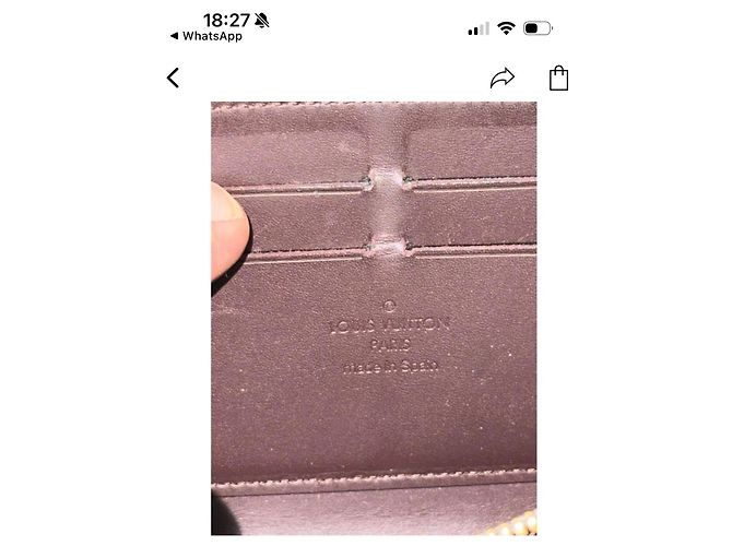 Louis Vuitton Portafoglio Zippy Monogram Vernis Nero - vista 6