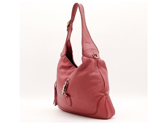 Borsa Hobo Gucci in pelle rossa - vista 2