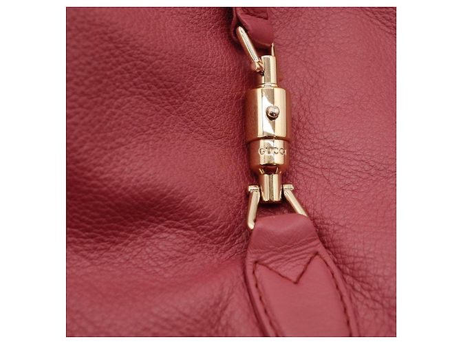 Borsa Hobo Gucci in pelle rossa - vista 8