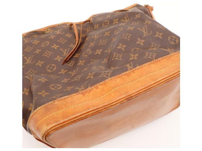 Borsa a Secchiello Louis Vuitton Monogram Noe in Pelle Marrone - vista 6