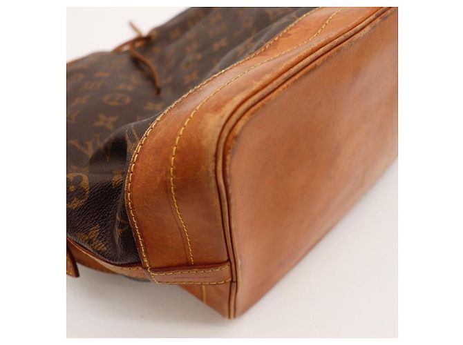 Borsa a Secchiello Louis Vuitton Monogram Noe in Pelle Marrone - vista 8