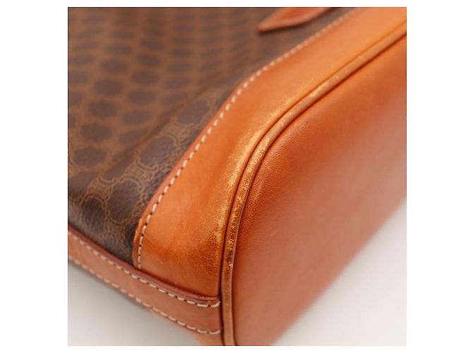 Céline Borsa Secchiello Celine Monogram in Pelle Marrone - vista 11