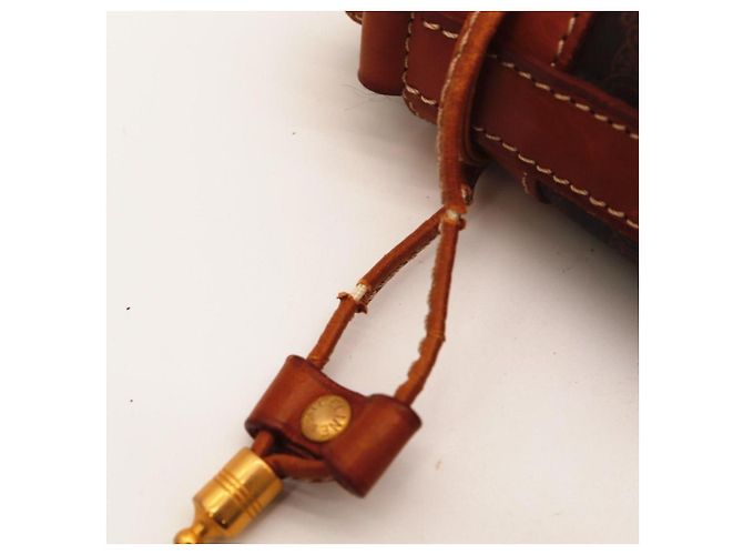 Céline Borsa Secchiello Celine Monogram in Pelle Marrone - vista 12