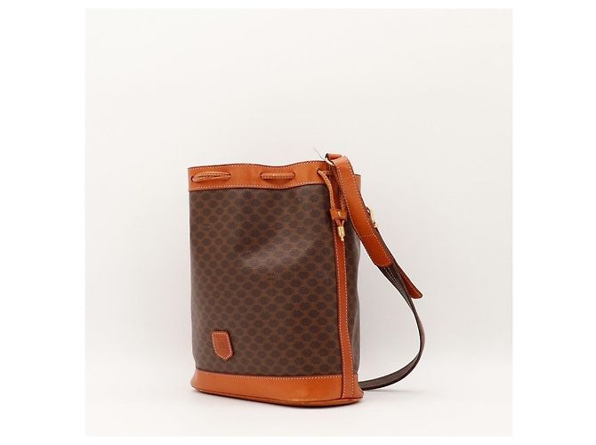 Céline Borsa Secchiello Celine Monogram in Pelle Marrone - vista 2
