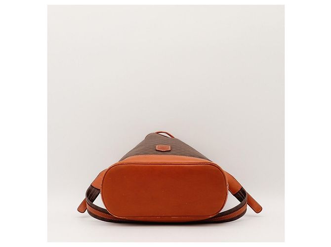 Céline Borsa Secchiello Celine Monogram in Pelle Marrone - vista 5