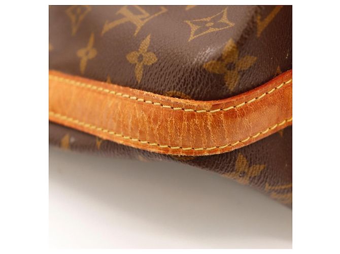Borsa a Secchiello Louis Vuitton Monogram Noe in Pelle Marrone - vista 10