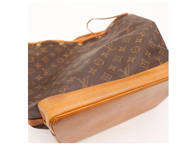 Borsa a Secchiello Louis Vuitton Monogram Noe in Pelle Marrone - vista 6