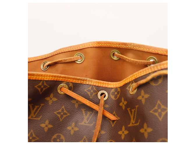Borsa a Secchiello Louis Vuitton Monogram Noe in Pelle Marrone - vista 7
