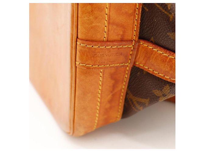 Borsa a Secchiello Louis Vuitton Monogram Noe in Pelle Marrone - vista 8