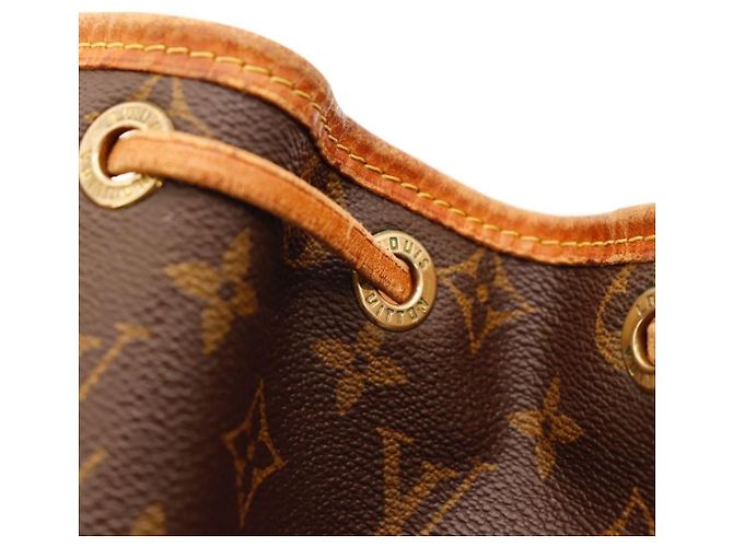 Borsa a Secchiello Louis Vuitton Monogram Noe in Pelle Marrone - vista 9