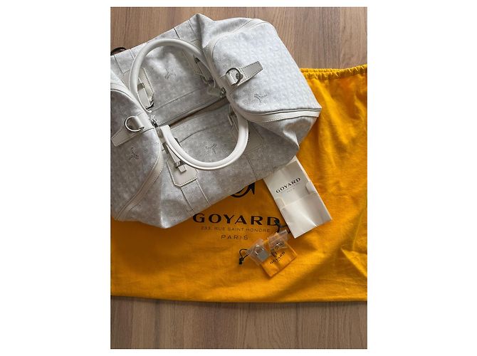Goyard Borsa da Viaggio Croisière 45 Bianca - vista 20