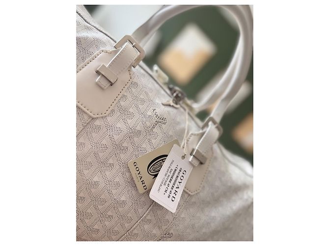Goyard Borsa da Viaggio Croisière 45 Bianca - vista 3