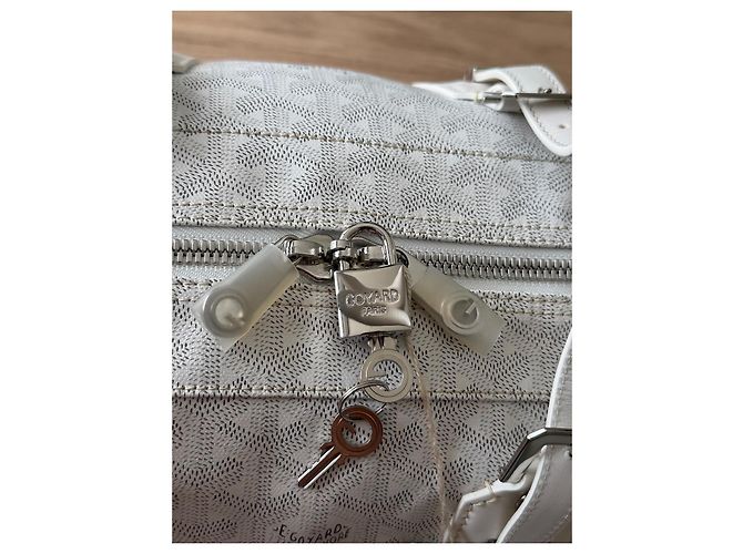 Goyard Borsa da Viaggio Croisière 45 Bianca - vista 4