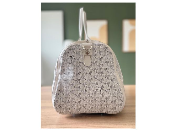 Goyard Borsa da Viaggio Croisière 45 Bianca - vista 5