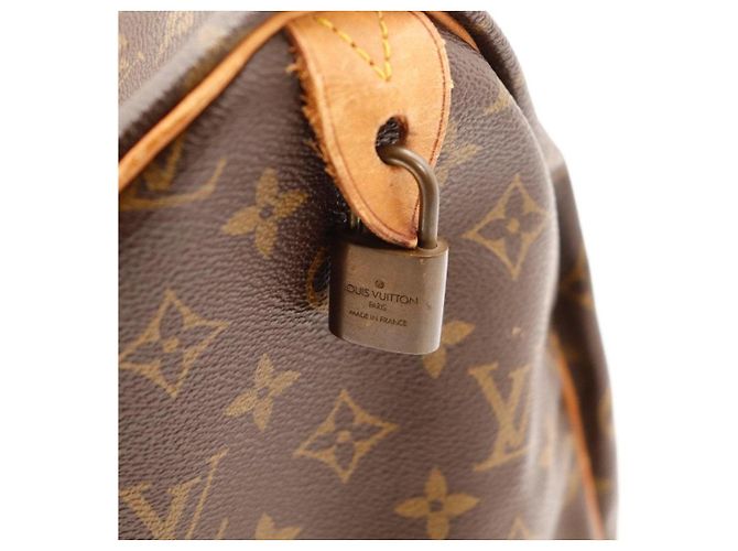 Borsa a mano Louis Vuitton Speedy 30 Monogram Canvas Brown - vista 10