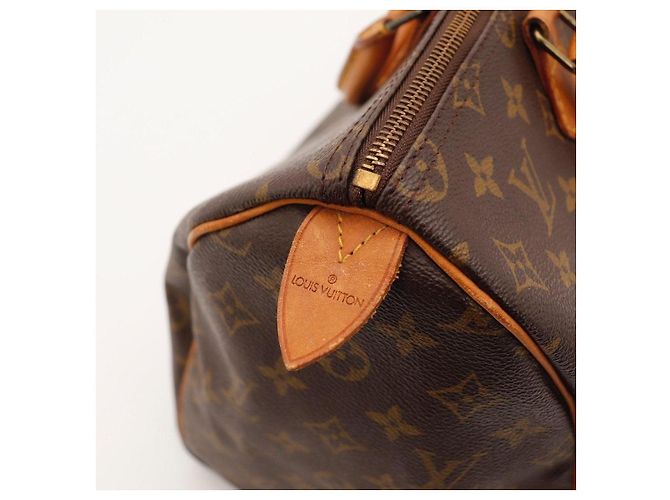 Borsa a mano Louis Vuitton Speedy 30 Monogram Canvas Brown - vista 11
