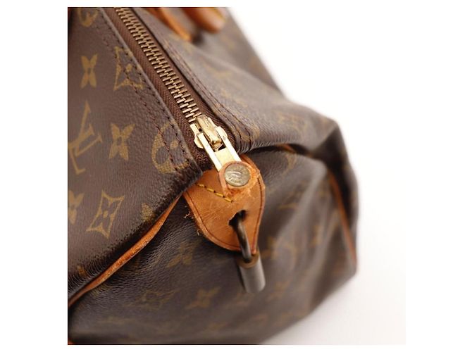 Borsa a mano Louis Vuitton Speedy 30 Monogram Canvas Brown - vista 9