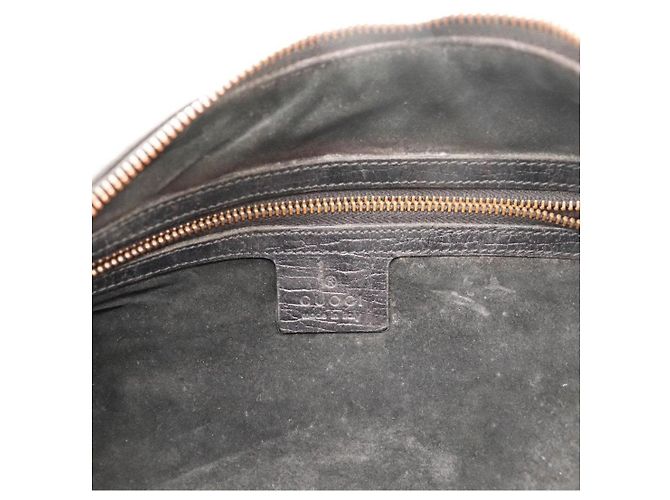 Borsa Hobo Gucci in pelle nera - vista 8