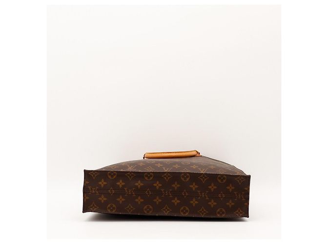 Borsa Tote Louis Vuitton Monogram in pelle marrone - vista 5