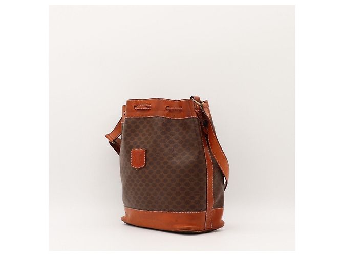 Céline Borsa a Secchiello Celine Monogram in Pelle Marrone - vista 2