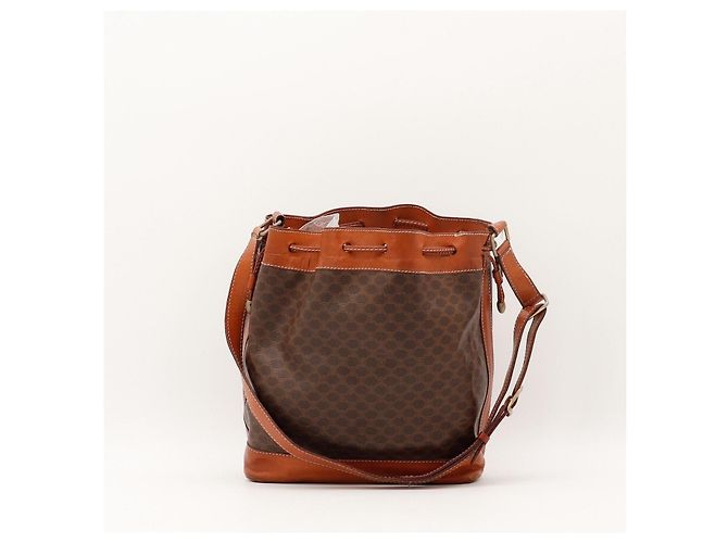 Céline Borsa a Secchiello Celine Monogram in Pelle Marrone - vista 3