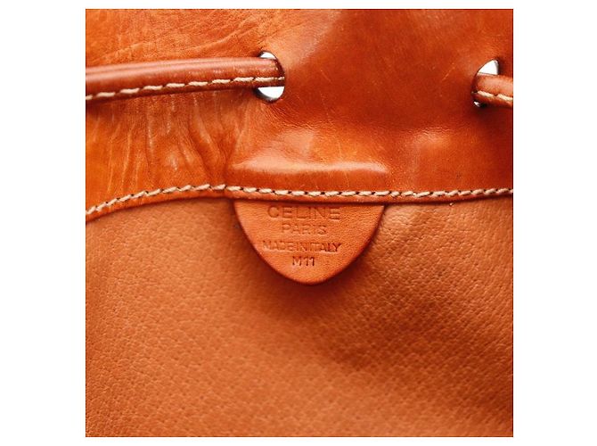 Céline Borsa a Secchiello Celine Monogram in Pelle Marrone - vista 8