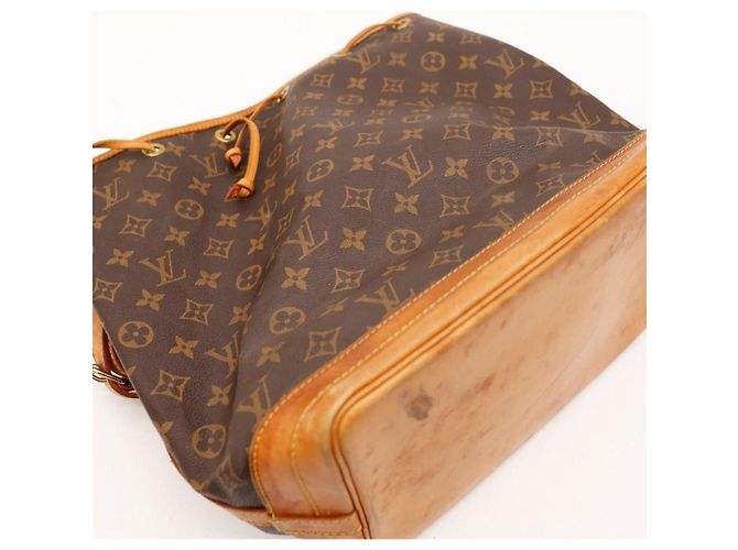 Borsa a Secchiello Louis Vuitton Monogram Noe in Pelle Marrone - vista 6