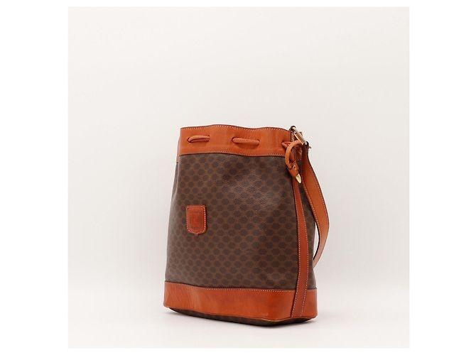 Céline Borsa Secchiello Celine Monogram in Pelle Marrone - vista 2