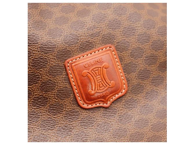 Céline Borsa Secchiello Celine Monogram in Pelle Marrone - vista 7