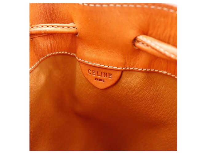 Céline Borsa Secchiello Celine Monogram in Pelle Marrone - vista 8