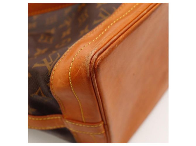 Borsa secchiello Louis Vuitton Noe Monogram Canvas Leather Brown - vista 10