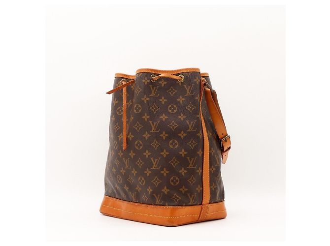 Borsa secchiello Louis Vuitton Noe Monogram Canvas Leather Brown - vista 2