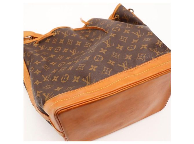 Borsa secchiello Louis Vuitton Noe Monogram Canvas Leather Brown - vista 6