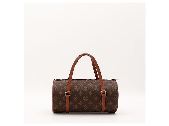 Borsa a cilindro Louis Vuitton Papillon Monogram Canvas - vista 3