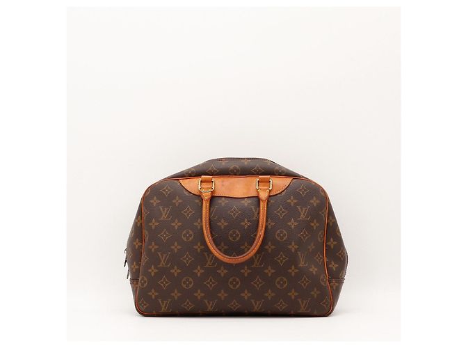 Borsa Louis Vuitton Monogram Speedy 30 in pelle marrone - vista 3