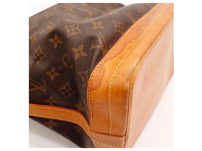 Borsa a Secchiello Louis Vuitton Monogram Noe in Pelle Marrone - vista 10