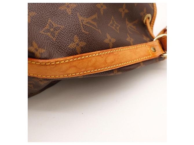 Borsa a Secchiello Louis Vuitton Monogram Noe in Pelle Marrone - vista 11