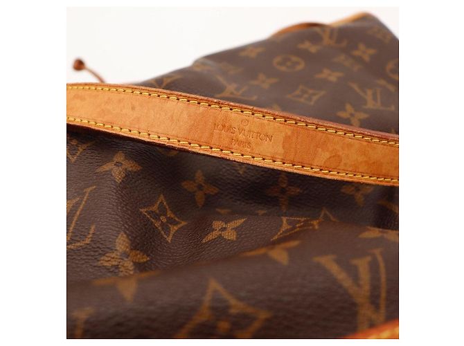 Borsa a Secchiello Louis Vuitton Monogram Noe in Pelle Marrone - vista 12